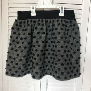 Opening Ceremony wool polka dot mini skirt
